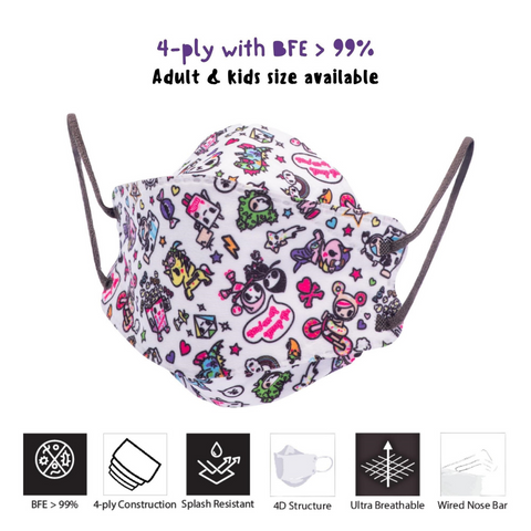 (3 packs at $55 PROMO) tokidoki - KF94 Disposable Mask MIX & MATCH