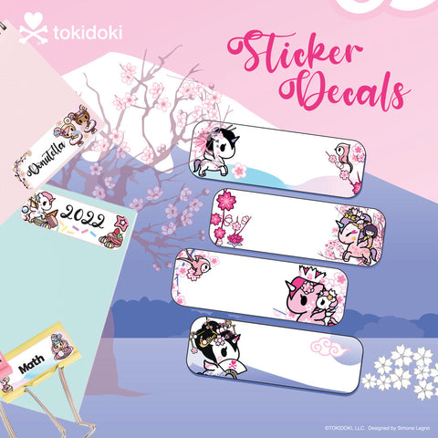 (2 packs at $14.90 PROMO) tokidoki - Sticker Decals (NEW!)